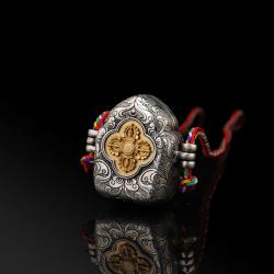 Tibetan Shakyamuni Buddha Pendant & Necklace Set