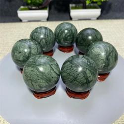 Sfera di cristallo curativa in giada tibetana | Massaggio e decorazioni