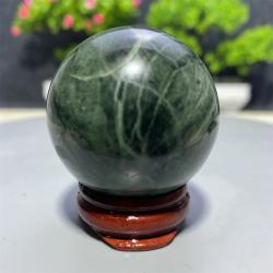 Sfera di cristallo curativa in giada tibetana | Massaggio e decorazioni