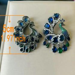 Peacock Green Tassel Earrings for Women | Bilincolor