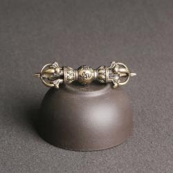 Pestello Vajra in ottone tibetano: decorazione Feng Shui e simbolo spirituale