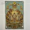 Embroidered Avalokiteshvara Thangka Tapestry - Tibetan Buddhist Decor