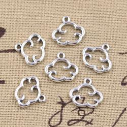 Ciondoli a forma di nuvola fluttuante - 30 pezzi di pendenti in argento antico per J...