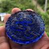 Tibetan Dragon King Mandala Crystal Amulet - Six-Character Mantra