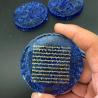 Tibetan Dragon King Mandala Crystal Amulet - Six-Character Mantra