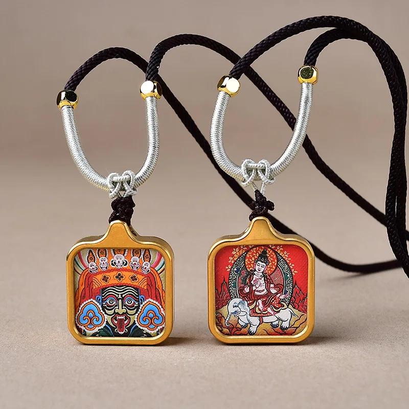 Tibet Budist Kolyeleri: Thangka Kolye Ucu, Zenginlik Tanrıçası ve Tara
