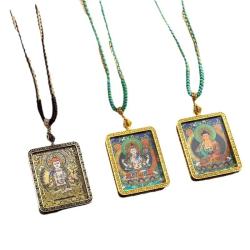 Tibet Gawu Kolye Ucu - Burç Koruyucu Tılsımı