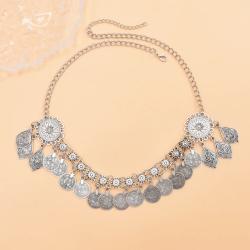 Ethnic Tassel Forehead Chain | Retro Tibetan Silver Headband