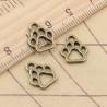 Antique Dog Paw Charms (30pcs) - Tibetan Bronze for Jewelry Making