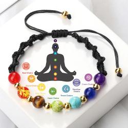 Bracelet d'harmonisation des chakras : Bijou de guérison Reiki et de méditation