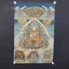 Handgefertigter tibetischer Thangka-Wandteppich von Meister Tsongkhapa