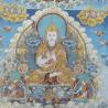 Handgefertigter tibetischer Thangka-Wandteppich von Meister Tsongkhapa