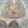 Handgefertigter tibetischer Thangka-Wandteppich von Meister Tsongkhapa