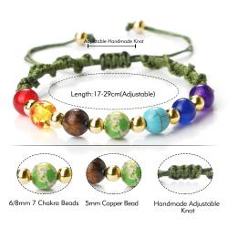Chakra Balancing Bracelet: Reiki Healing & Meditation Jewelry