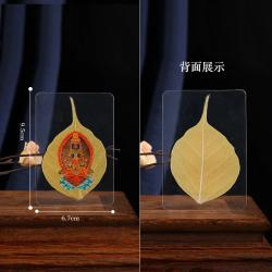 Thangka e dipinti buddisti: foglie di Bodhi, Tara verde, Dio della ricchezza