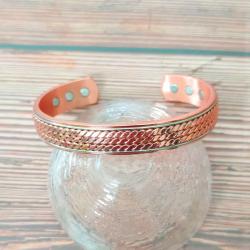 Bracciale magnetico tibetano in rame | Gioielli curativi e spirituali
