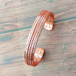 Bracciale magnetico tibetano in rame | Gioielli curativi e spirituali