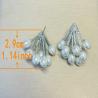 White Pearl Cluster Earrings | Elegant & Luxurious