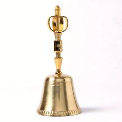 Tibetisches Meditationsglocken- und Dorje-Set – extra laut, vielseitig einsetzbar
