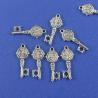 Breloques Saint Benoît en argent tibétain (30 pièces) - Création de bijoux