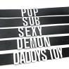 Collier ras-de-cou en cuir punk personnalisé | Personnalisé et sexy