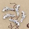 Antikes Pistolen-Anhänger-Set | 15-teilig für DIY-Schmuck und Bastelarbeiten
