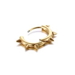 Stainless Steel Spike Hoop Earrings - Gothic | Punk Rock Style