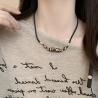 Tibetan Agate Feng Shui Necklace | Stylish Bead Pendant Gift