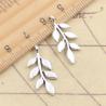 20 Antique Tree Branch & Leaf Charms for Jewelry Making