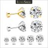 Luxury Stainless Steel Crystal Studs Earrings (For Women & Men)