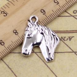 Antique Horse Head Charms | DIY Jewelry Findings (15pcs)