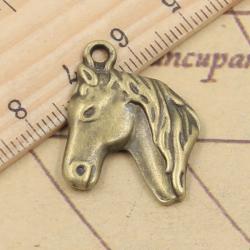 Antique Horse Head Charms | DIY Jewelry Findings (15pcs)