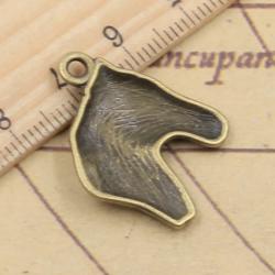 Antique Horse Head Charms | DIY Jewelry Findings (15pcs)