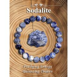 Bracelet en sodalite : Soulagement du stress, équilibre émotionnel et paix intérieure