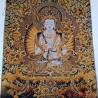 Tibetische Tangka-Stickerei: 35,4 Bodhisattva Akasagarbha