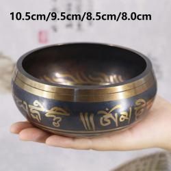 Bol chantant tibétain en bronze pour la méditation et la relaxation