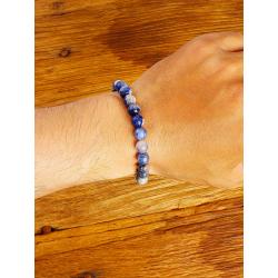 Sodalite Bracelet: Stress Relief, Emotional Balance, & Inner Peace