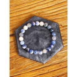 Sodalite Bracelet: Stress Relief, Emotional Balance, & Inner Peace