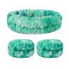 Soft Velvet Headbands: Wash Face & Makeup, Waterproof Wrist Strap