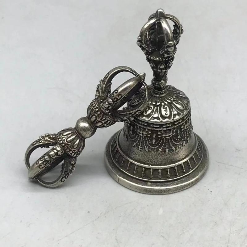 Tibet Vajra Çanı - Ritüeller ve Meditasyon için Törensel Dorje