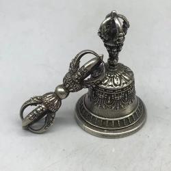 Tibet Vajra Çanı - Ritüeller ve Meditasyon için Törensel Dorje
