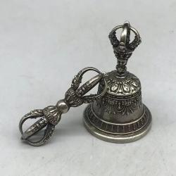 Tibet Vajra Çanı - Ritüeller ve Meditasyon için Törensel Dorje