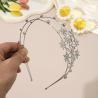 Bandeaux à cheveux en strass et flocons de neige - Accessoires de cheveux luxueux et tendance