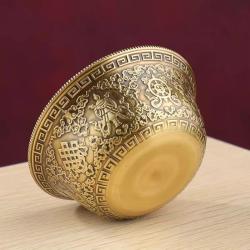 Ciotola tibetana buddista per meditazione e decorazione