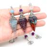 Pendule de cristal Reiki pour la divination et la guidance spirituelle