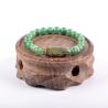 Braccialetto di perline Dzi tibetane: verde naturale, guarigione spirituale e meditazione...
