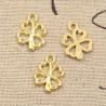 50 breloques en forme de trèfle | Pendentifs vintage en bronze tibétain pour bijoux...