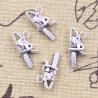 Antique Silver Charms - 15pc Set for DIY Jewelry & Crafts