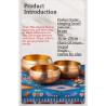 Bols chantants artisanaux ornés de mantras bouddhistes - Yoga et méditation