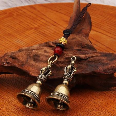 Tibetan Wind Bell - Handcrafted Brass, Peaceful Sound, Home Decor